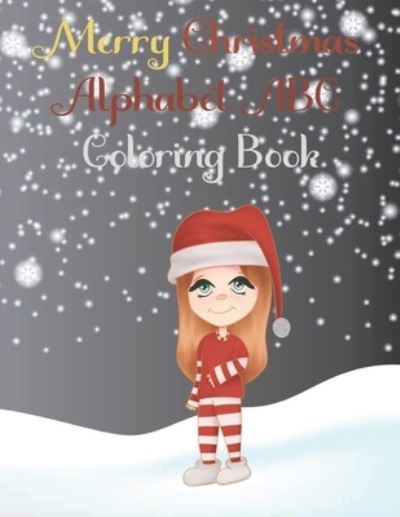 Cover for Lenoox Funny Coloring · Merry Christmas Alphabet ABC Coloring Book (Paperback Book) (2020)