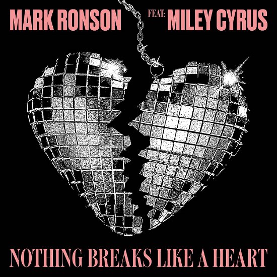 Cover for Mark Ronson Feat. Miley Cyrus · Nothing Breaks Like a Heart (12&quot;) [Reissue edition] (2019)