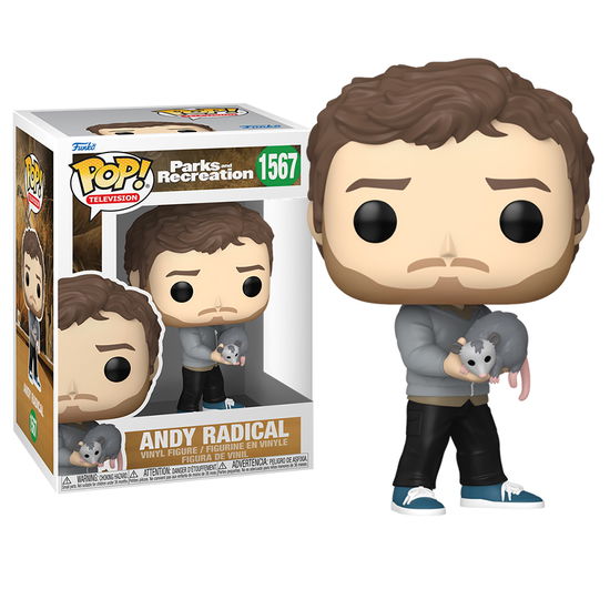 Pop Television Parks and Rec Andy Radical 15th - Pop Television Parks and Rec - Merchandise - Funko - 0889698801713 - August 28, 2024