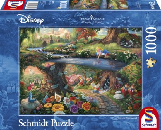 Disney Alice In Wonderland 1000Pc Jigsaw Puzzle (Thomas Kinkade) - Disney - Brettspill - SCHMIDT - 4001504883713 - 10. november 2021