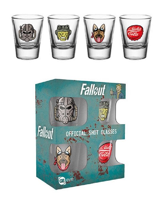 Cover for GB Eye Limited · Fallout 4 Icon Official Shot Glasses (MERCH) (2019)
