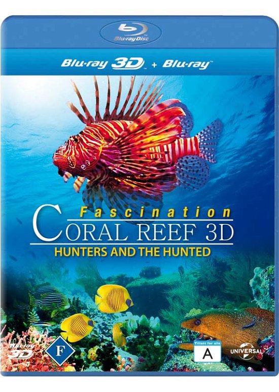 Cover for Fascination Coral Reef - 3D · Hunters &amp; the Hunted (Blu-ray) (2013)