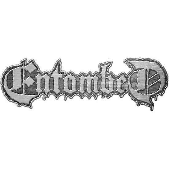 Entombed Pin Badge: Logo (Die-Cast Relief) - Entombed - Produtos - PHM - 5055339797713 - 28 de outubro de 2019