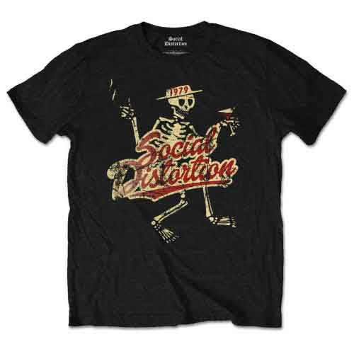 Cover for Social Distortion · Social Distortion Unisex T-Shirt: Vintage 1979 (Black) (T-shirt) [size L] [Black - Unisex edition] (2015)