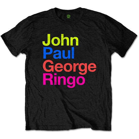 The Beatles Unisex T-Shirt: JPG&R Pepper Suit Colours - The Beatles - Produtos - Apple Corps - Apparel - 5055979999713 - 