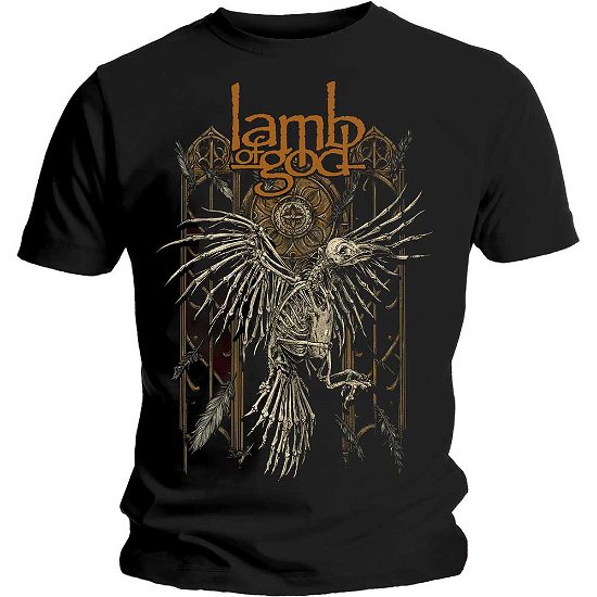 Lamb Of God Unisex T-Shirt: Crow - Lamb Of God - Koopwaar - Global - Apparel - 5056170616713 - 15 januari 2020