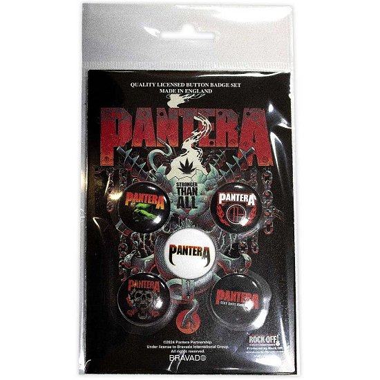 Pantera Button Badge Pack: Stay Away From Me - Pantera - Fanituote -  - 5056737255713 - 