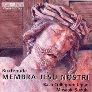 Cover for Buxtehude / Bach Collegium / Masaski / Suzuki · Membra Jesu Nostri (CD) (2000)
