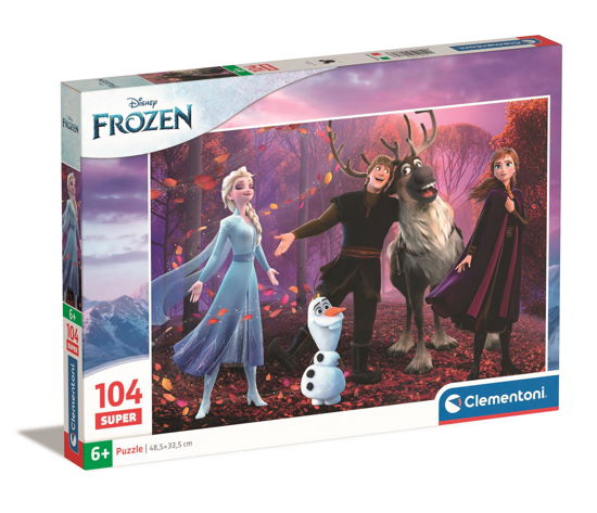 Cover for Disney · Puslespil Super Disney Frozen, 104 brikker (Jigsaw Puzzle) (2024)