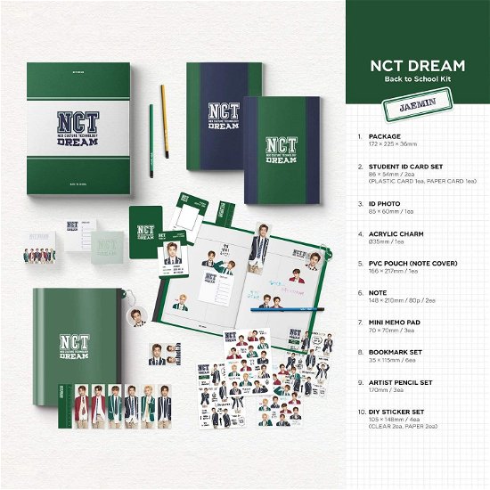 2021 NCT DREAM Back to School Kit (HAECHAN Ver.) - Nct Dream - Merchandise - SM ENT. - 8809718448713 - 