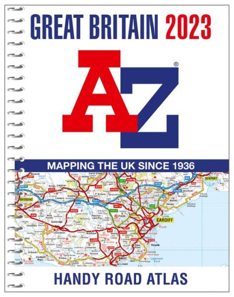 Cover for A-Z Maps · Great Britain A-Z Handy Road Atlas 2023 (A5 Spiral) (Spiral Book) (2022)