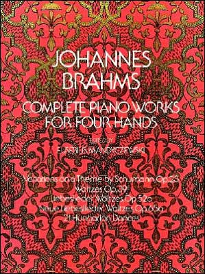Cover for Classical Piano Sheet Music · Complete Piano Works for Four Hands (Dover Music for Piano) (Paperback Book) [6th edition] (1976)