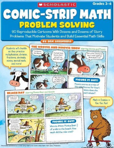Cover for Dan Greenberg · Comic-strip Math: Problem Solving: 80 Reproducible Cartoons with Dozens and Dozens of Story Problems That Motivate Students and Build Essential Math Skills (Paperback Book) (2010)