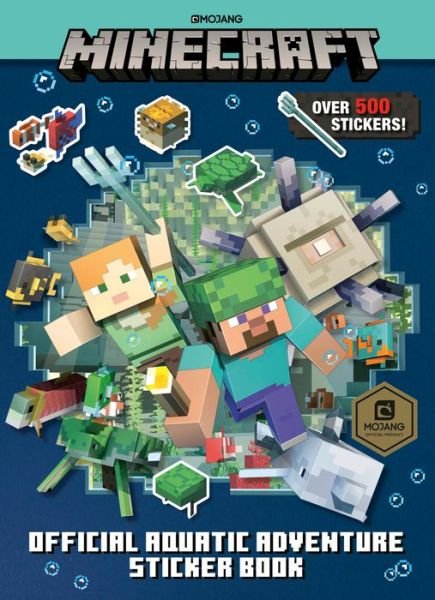 Cover for Stephanie Milton · Minecraft Official Aquatic Adventure Sticker Book (Minecraft) (Book) (2019)