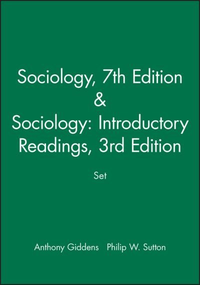 Cover for Giddens, Anthony (London School of Economics and Political Science) · Sociology, 7e &amp; Sociology: Introductory Readings, 3e Set (Paperback Book) (2013)