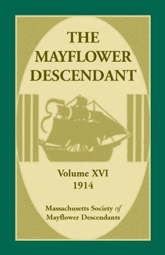 Cover for Mass Soc of Mayflower Descendants · The Mayflower Descendant, Volume 16, 1914 (Paperback Book) (2013)