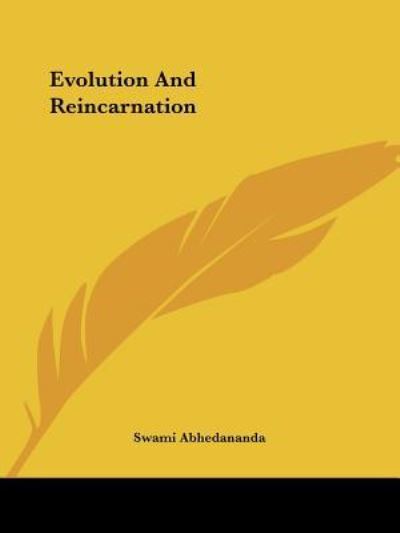 Cover for Swami Abhedananda · Evolution and Reincarnation (Paperback Bog) (2005)