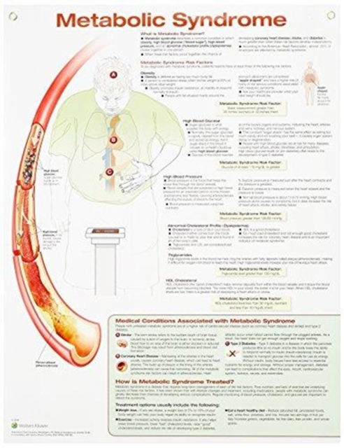 Cover for Anatomical Chart Com · Metabolic Syndrome (Landkarten) (2018)