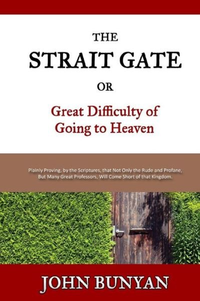 Cover for John Bunyan · The Strait Gate (Taschenbuch) (2016)