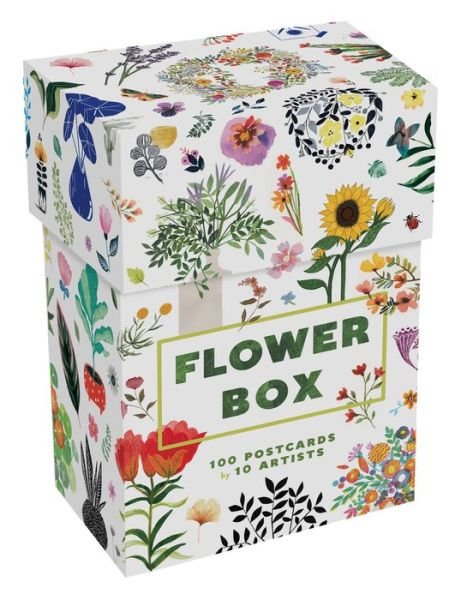 Cover for Princeton Architectural P · Flower Box Postcards: 100 Postcards by 10 artists (Postkort) (2018)