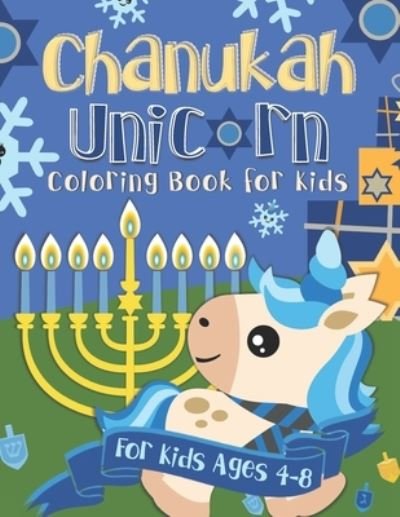 Cover for Pink Crayon Coloring · Chanukah Unicorn Coloring Book for Kids (Paperback Bog) (2019)