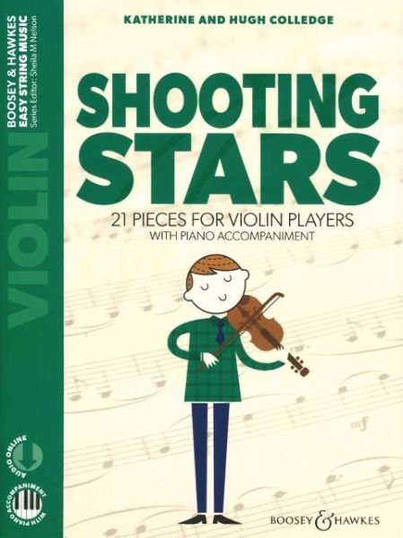 Cover for Hugh   Col Colledge · Shooting Stars: 21 Pieces for Violin Players - Easy String Music (Sheet music) (2019)