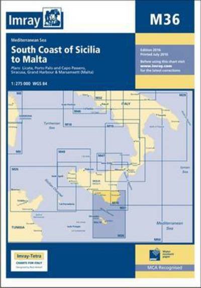 Cover for Imray · Imray Chart M36: South Coast of Sicilia to Malta - M Chart (Paperback Book) [New edition] (2016)