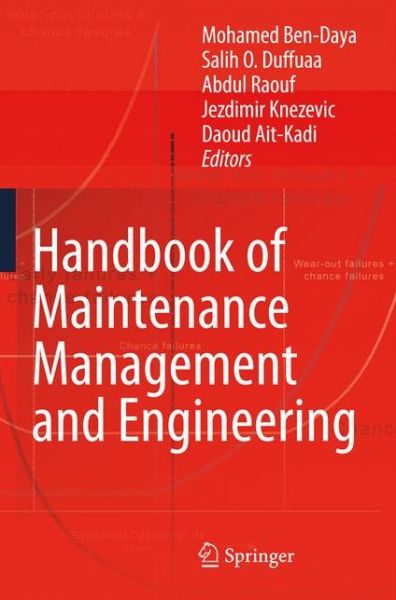 Cover for Mohamed Ben-daya · Handbook of Maintenance Management and Engineering (Hardcover Book) [2009 edition] (2009)