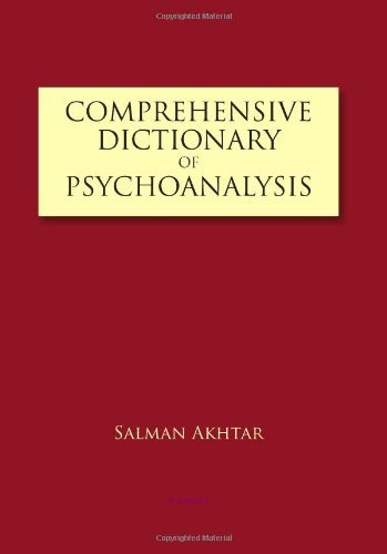 Cover for Salman Akhtar · Comprehensive Dictionary of Psychoanalysis (Gebundenes Buch) (2009)