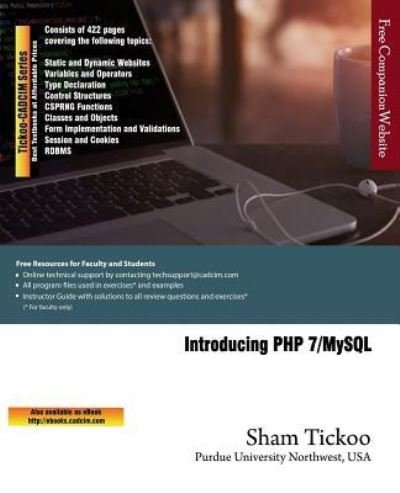 Cover for Prof. Sham Tickoo Purdue Univ · Introducing PHP 7/MySQL (Paperback Book) (2018)
