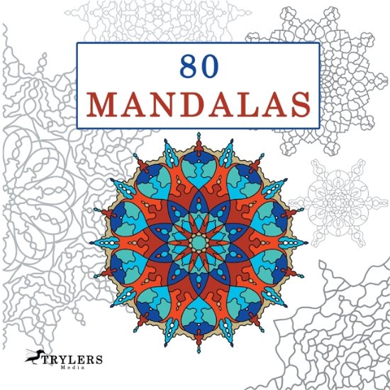 Cover for Trylers Media · 80 Mandalas (Paperback Book) (2021)