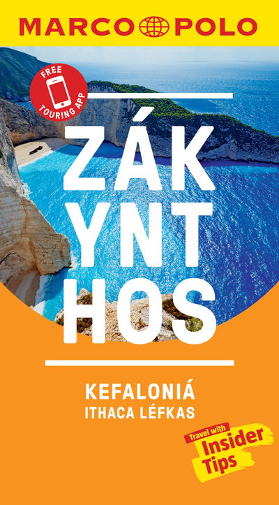 Cover for Marco Polo · Zakynthos and Kefalonia Marco Polo Pocket Travel Guide - with pull out map: Includes Ithaca and Lefkas - Marco Polo Guides (Paperback Book) (2019)