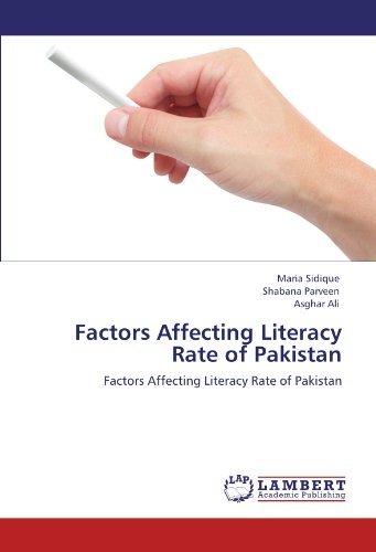 Cover for Asghar Ali · Factors Affecting Literacy Rate of Pakistan (Paperback Book) (2011)