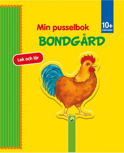 Cover for Min pusselbok bondgård (Board book) (2022)