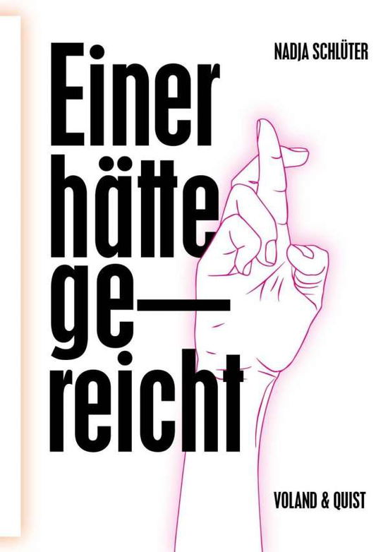 Cover for Schlüter · Einer hätte gereicht (Book)