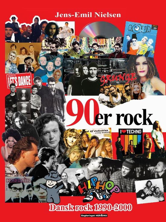 Cover for Jens-Emil Nielsen · 90´er rock (Gebundesens Buch) [1. Ausgabe] (2015)