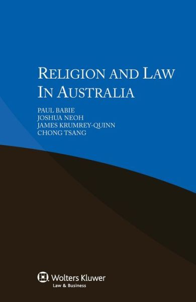 Cover for Paul Babie · Religion and Law in Australia (Paperback Book) (2015)