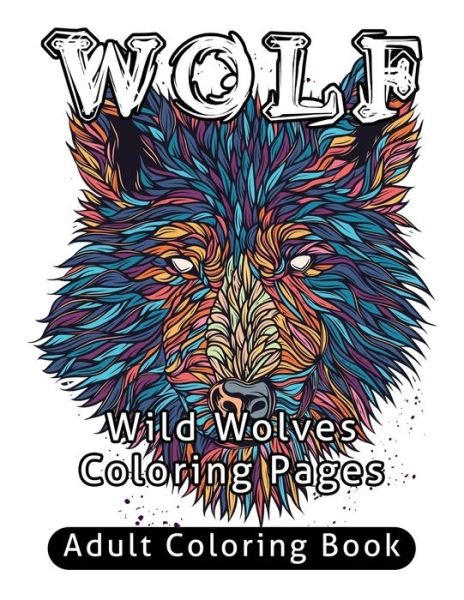 Cover for Adalard Muller · Wolf Adult Coloring Book (Paperback Bog) (2020)
