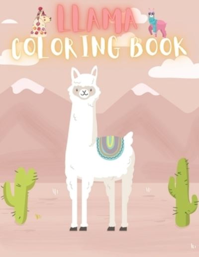 Cover for To The Point · Llama Coloring Book (Paperback Bog) (2020)