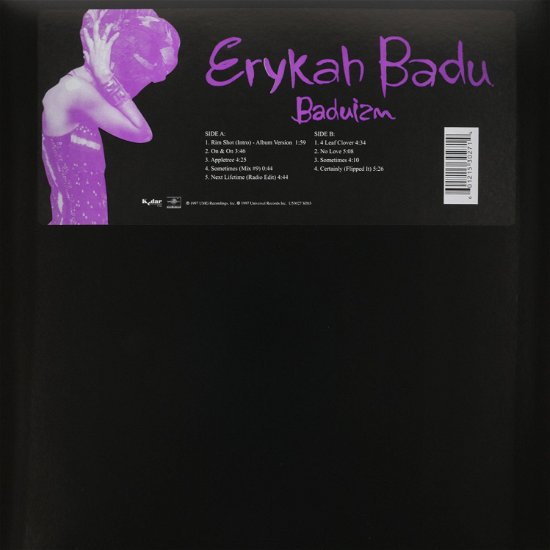 Baduizm - Erykah Badu - Musik - KEDAR - 0601215302714 - 6. Mai 2012