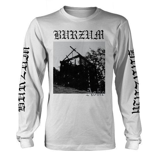 Cover for Burzum · Aske (White) (Shirt) [size L] (2019)