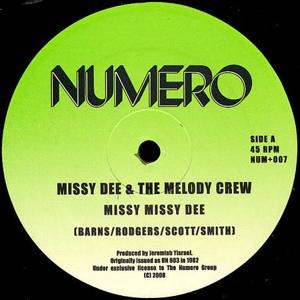 Cover for Missy Dee  the Melody Crew · Missy Missy Deeinstrumental (LP) (2012)