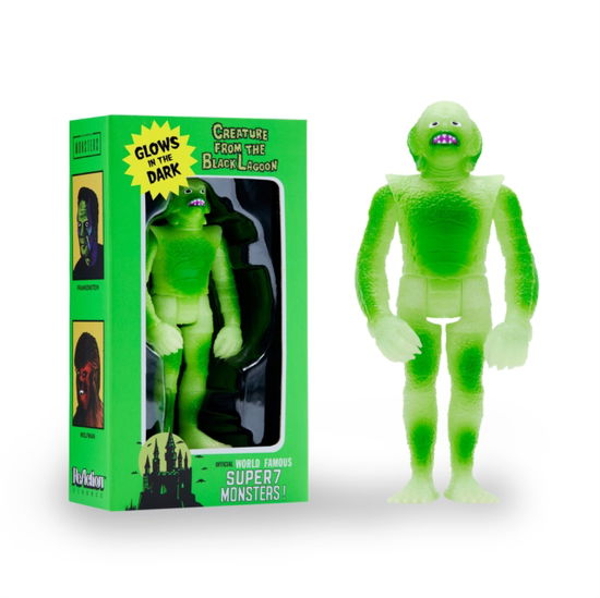 Universal Monsters Reaction Figures - Creature From The Black Lagoon (Super Creature Glow) - Universal Monsters - Merchandise - SUPER 7 - 0840049814714 - 10. Januar 2023