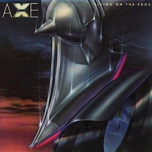 Cover for Axe · Living On The Edge (Blue Vinyl) (LP) (2021)