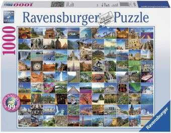 Cover for Ravensburger · 99 Beautiful Places on Earth (Puz)19371 (Bok) (2019)