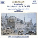Symphonies No.2 Op.61 No4 - Robert Schumann - Musik - NAXOS - 4891030504714 - 28. november 1991
