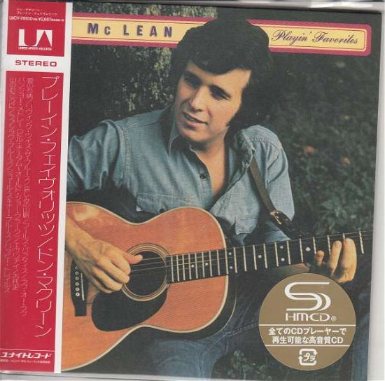 Cover for Don Mclean · Playin' Favorites (CD) [Limited edition] (2019)