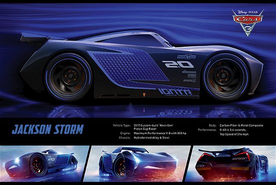 Cover for Cars 3 · Cars 3 - Jackson Storm Stats (Poster Maxi 61x91,5 Cm) (Toys)
