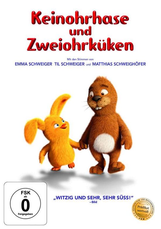 Cover for Til Schweiger,nora Tschirner,emma Tiger... · Keinohrhase Und Zweiohrküken (DVD) (2014)