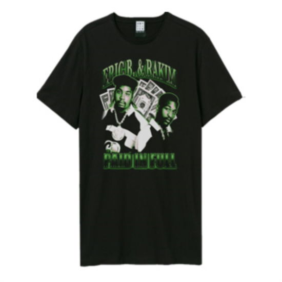 Cover for Eric B &amp; Rakim · Ericb &amp; Rakim - Paid In Full Amplified Vintage Black Medium T Shirt (T-shirt)